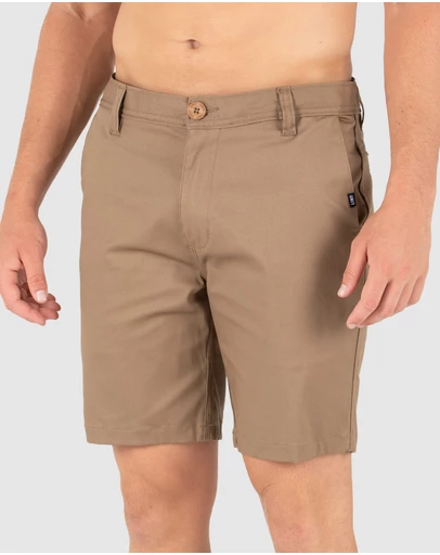 UNIT - UNIT Mens Shift Fixed Waist Utility Shorts