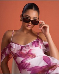 Azzurielle - Zoe Square Frame Sunglasses