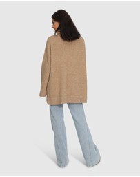 Belle & Bloom - Cuddle Me Oversized Tunic Sweater