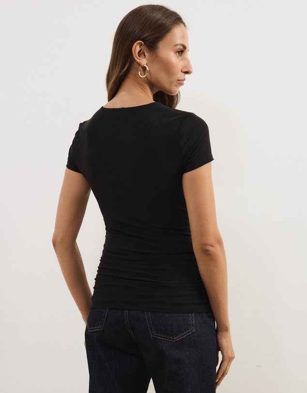 Atmos&Here - Delilah Gathered Mesh Top
