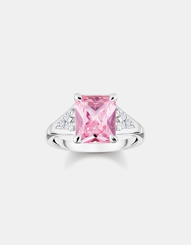 THOMAS SABO - Heritage Pink Silver Cocktail Ring