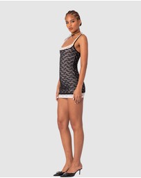 EDIKTED - Vivian Layered Lace Mini Dress