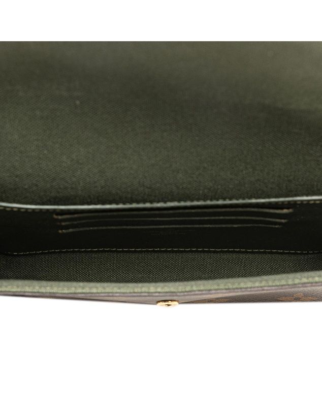 Pre-Loved by Azura Reborn - Pre-Loved louis vuitton Stylish Crossbody Envelope Flap Bag with Adjustable Shoulder Strap