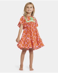 Billabong - Girls 0 to 5 Happy Hibiscus Dress