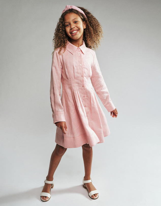 Bardot Junior - Dianna Linen Shirt Dress - Kids