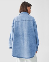 The Fated - Val Oversized Denim Shacket