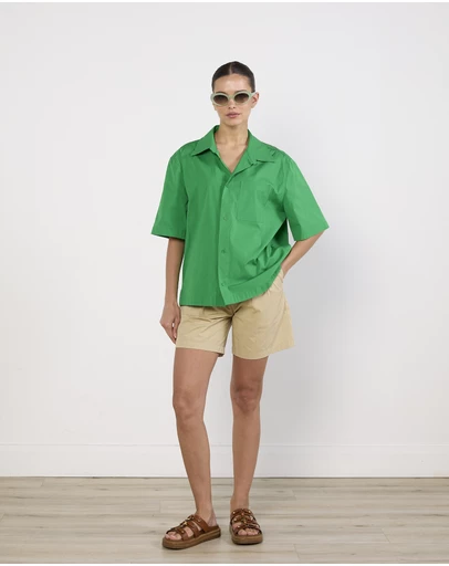 Cirkular - Pre-Loved - Bottega Veneta Bright Green Shirt