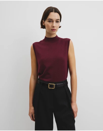 Country Road - Merino Mock Neck Knit