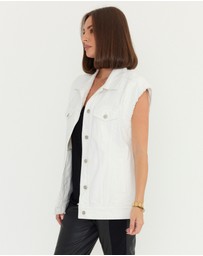 ALEXANDRA - Kozet Vest White Denim