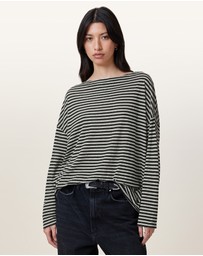 AllSaints - Rita Stripe Tee