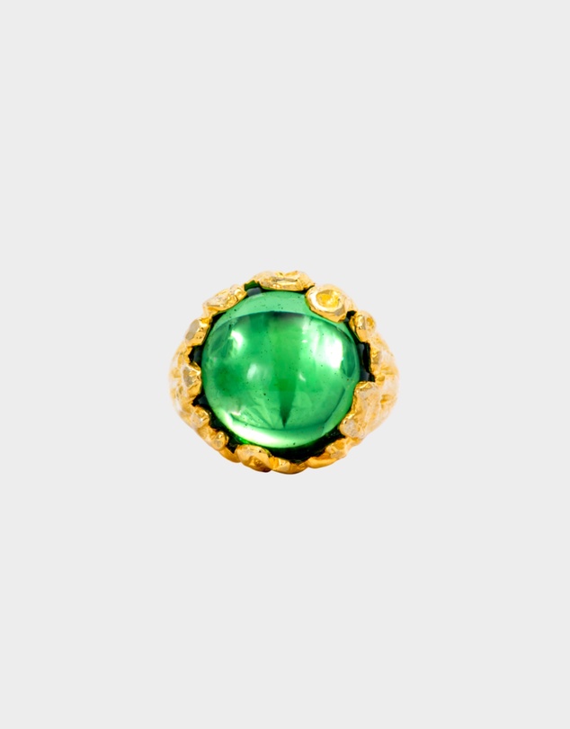 Sunday Stephens - Emerald Dumbo Ring