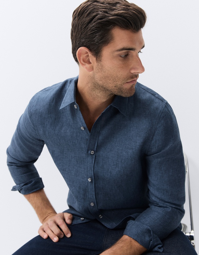 UNISON - Linen Regular Fit Shirt