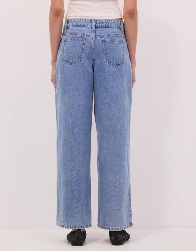 Calli - Gaia Mid Rise Wide Leg Jeans