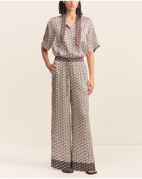 Shona Joy - Monogram Contrast Pants