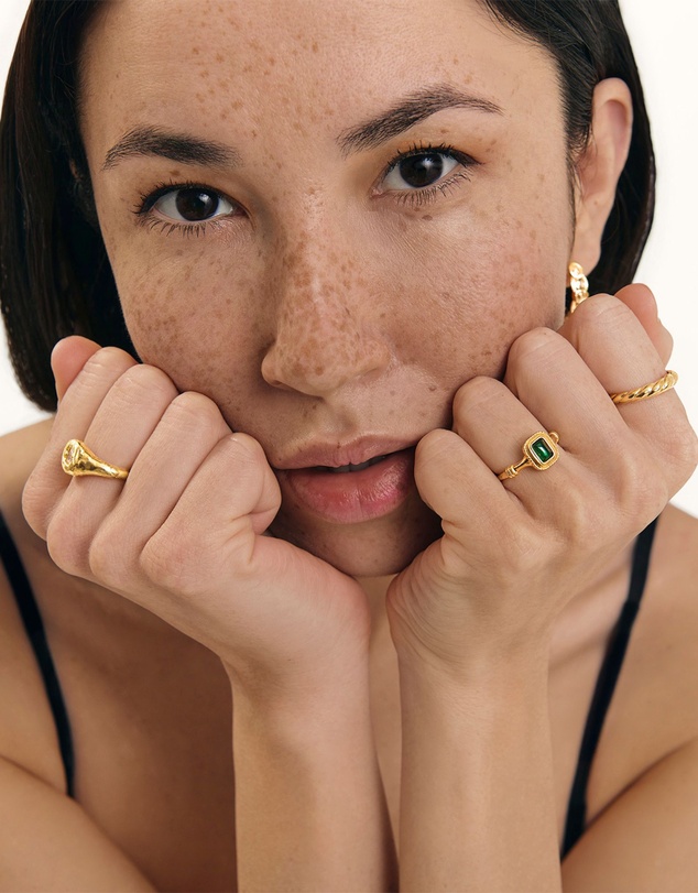 HOUSE OF SLANI - Textured Willow Ring
