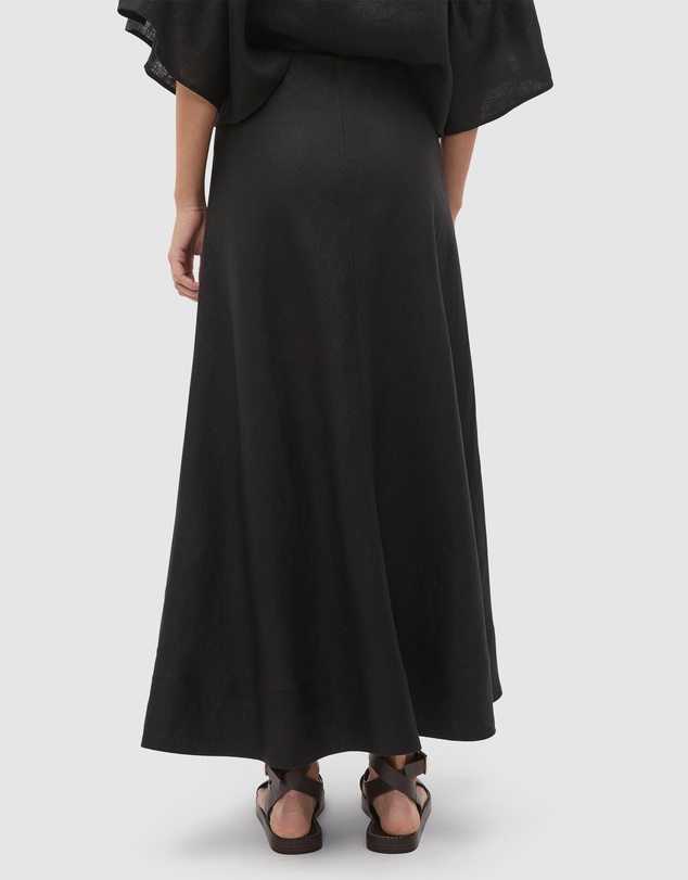 Seed Heritage - Core Linen Seam Front Skirt
