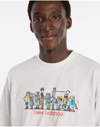 New Balance - Ghica Line Up Oversized T-Shirt