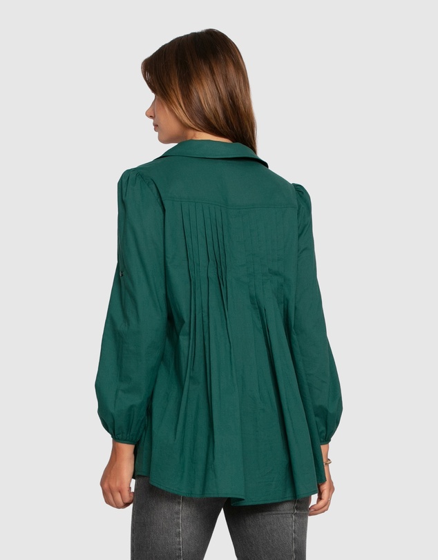 Belle & Bloom - Catch Feelings Pintuck Shirt
