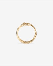 Michael Hill - Diamond Accent Wrap Around Ring in 10kt Yellow Gold