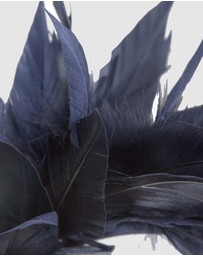 Max Alexander - Modern Navy Racing Fascinator