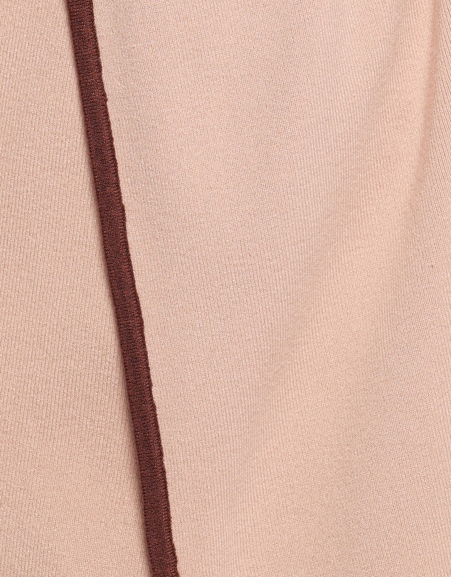 Petal & Pup - Vallis Contrast Trim Long Cardigan - Beige