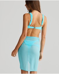 Vacay Swimwear - Catalina Sarong Aqua