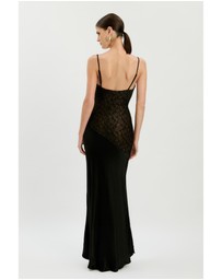 Bardot - Aralia Lace Satin Maxi Dress