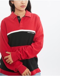 Vintage by The Real Deal - Pre Loved - Vintage 90s Ralph Lauren Polo Sport Long Sleeve Polo Shirt