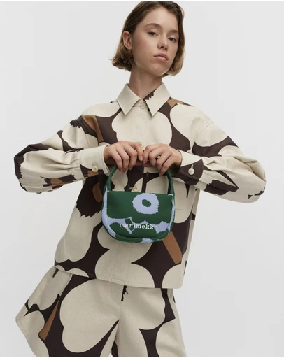 Marimekko - Knitted Mini Handbag Unikko Shoulder bag