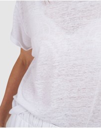 CAMIXA - Francy Linen Jersey T-Shirt Top