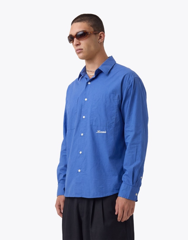 Zanerobe - Business LS Shirt Chalk Blue