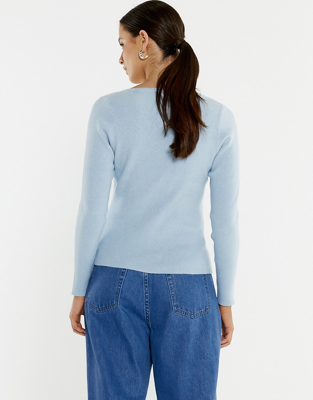 Sass - Hope Trim Knit Top