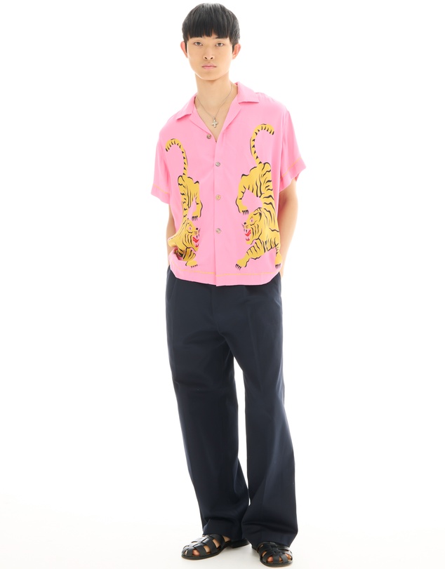 THE TALES - Crouching Tiger Silk Shirt