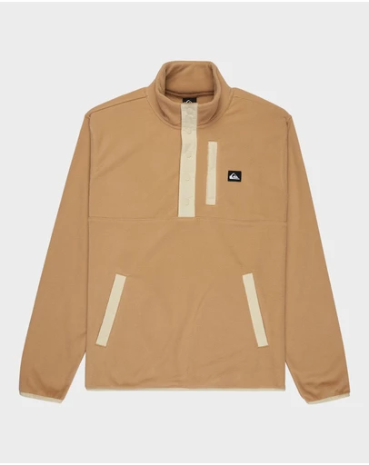 Quiksilver - Mens No Destination Half Zip Fleeece Jumper
