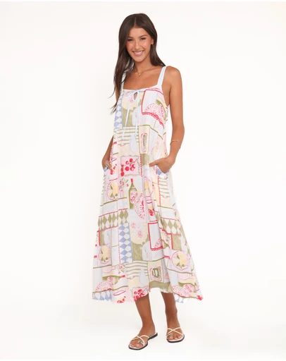 Petal & Pup - Narla Maxi Dress - Italia Print
