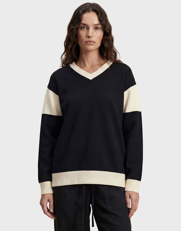 Academy Brand - Maggie Contrast V Sweat
