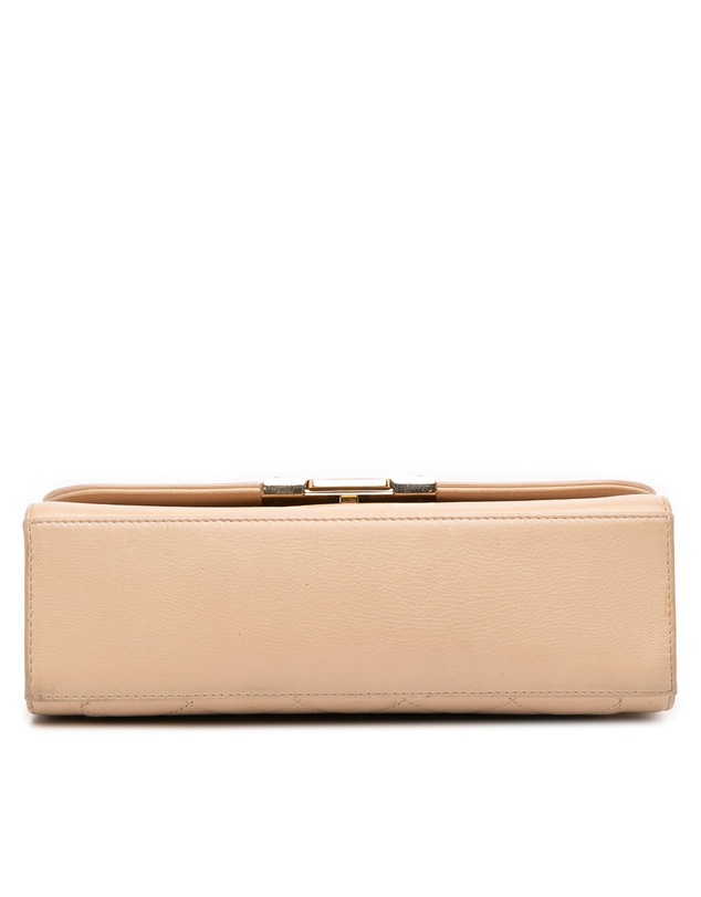 Pre-Loved by Azura Reborn - Pre-Loved Medium Quilted Calfskin Label Click Flap