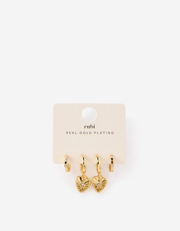 Rubi - 2Pk Mid Earring