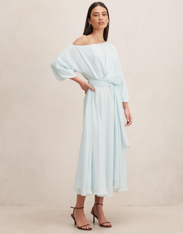Forever New - Samantha Tipped Draped Midi Dress
