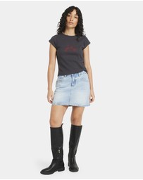 RVCA - Womens Ribbed Slim T-Shirt