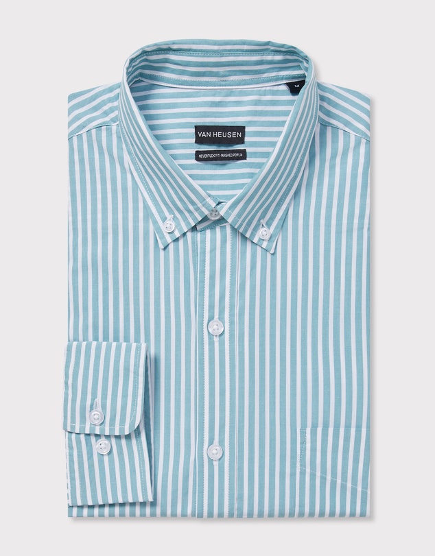 Van Heusen - Washed Poplin Casual Shirt