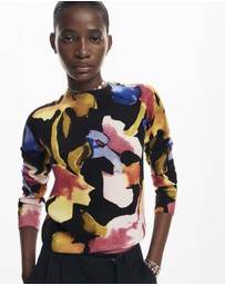 Desigual - Arty flower sweater