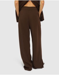 Belle & Bloom - Ready for Your Love Wool Wide Leg Pant
