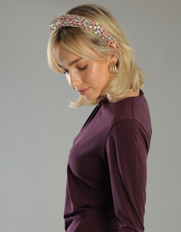 Morgan & Taylor - Alora Headband in Pink
