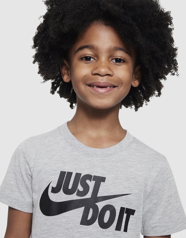Nike - Jdi Split Swoosh Logo Tee - Kids