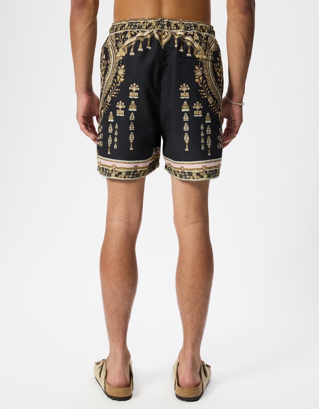 Camilla - Mid Length Boardshort With Elastic Waist