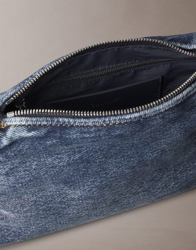 Calvin Klein - Small Denim Shoulder Bag