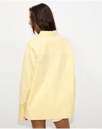 Dazie - Oxford Cotton Oversized Shirt