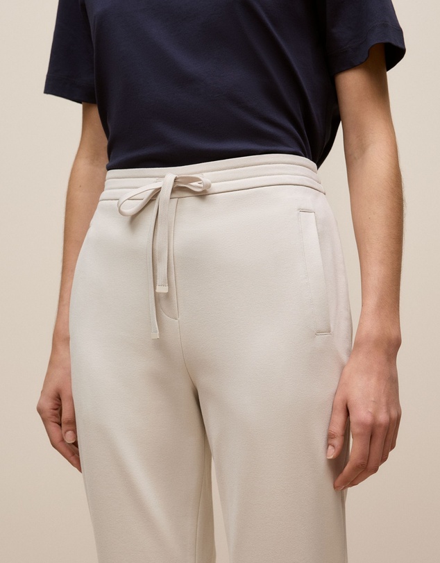 Trenery - Ponte Straight Leg Pant in Stone