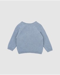 Bebe by Minihaha - Alvin Car Organic Knitted Jumper - Babies